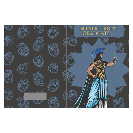 Athena on Failure Greeting Card 4.5" x 6"