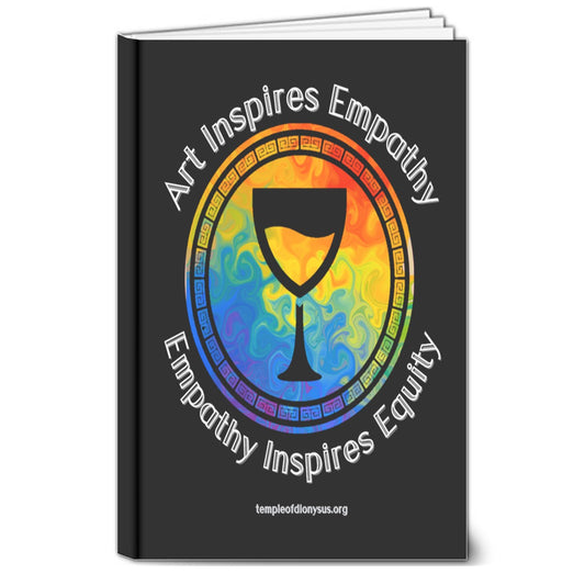 Art Inspires Empathy Journal 8" x 10" Hardcover Notebook