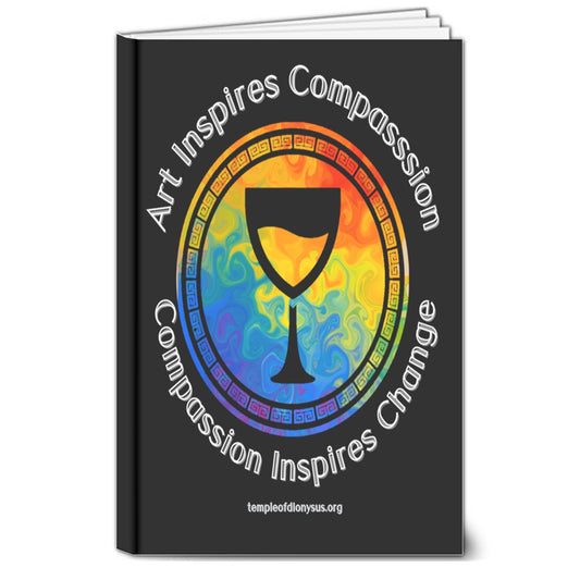 Art Inspires Compassion Journal 8" x 10" Hardcover Notebook