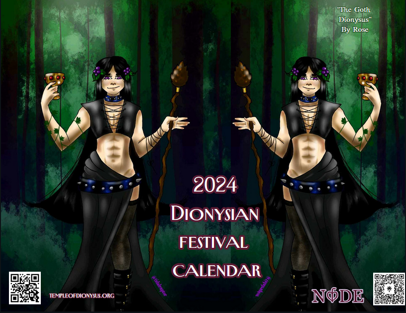 Digital 2024 Dionysian Calendar PDF and iCal files