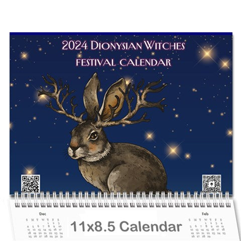 Witches 2024 Dionysian Calendar