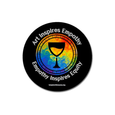 Art Inspires Empathy Magnet 3" (Round)